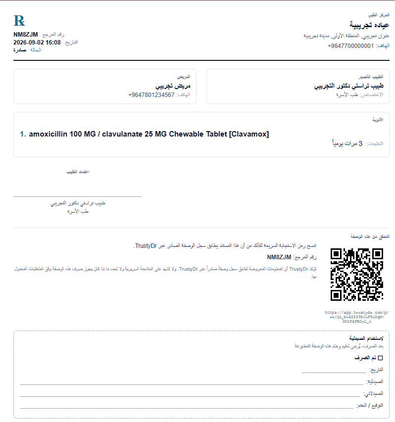 Pharmacy Platform — A verifiable prescription
